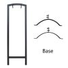 5 Pcs Iron Fireplace Tools Sets; Fireplace Accessories Tools with Holder; for Indoor Outdoor Fireplace Fire Pit; Black