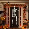 5.4 Feet Halloween Skeleton Life Size Realistic Full Body Hanging