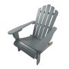 Outdoor or indoor Wood Adirondack chair; walnut