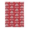 Ohio State University Buckeyes Twin Rotary Bed In a Bag Set