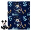 Krakens OFFICIAL NHL & Disney's Mickey Mouse Character Hugger Pillow & Silk Touch Throw Set; 40" x 50"