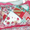 [Rose Garden] Cotton 3PC Vermicelli-Quilted Printed Quilt Set (Full/Queen Size)