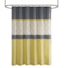 Donnell Embroidered and Pieced Shower Curtain