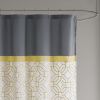 Donnell Embroidered and Pieced Shower Curtain