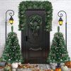 Pre-lit Xmas Tree Artificial Christmas 4-Piece Set,Garland, Wreath and Set of 2