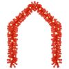 Christmas Garland with LED Lights 66 ft Red