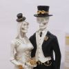 Halloween Decorations Bride Groom Resin Tabletop Figurines Ornaments 14" Tall