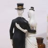 Halloween Decorations Bride Groom Resin Tabletop Figurines Ornaments 14" Tall