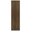 Book Cabinet/Room Divider Brown Oak 23.6"x11.8"x40.6" Engineered Wood