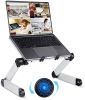 Adjustable Laptop Stand Table for Office; Portable Lap Desk Stand Compatible Notebook Tablets MacBook