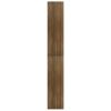 Book Cabinet/Room Divider Brown Oak 39.4"x11.8"x78" Engineered wood