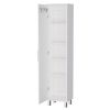 Andrews 1-Door 5-Shelf Tall Storage Cabinet White