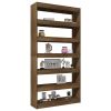 Book Cabinet/Room Divider Brown Oak 39.4"x11.8"x78" Engineered wood