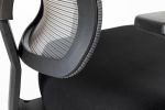 High back excusive office chair with head rest  and 4 level locked; color black; 300lbs