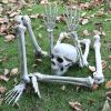 Realistic Skeleton Stakes Halloween Decorations for Garden