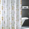 PEVA Bathroom Waterproof Shower Curtain Bathroom Hanging Curtain Toilet Door Curtain Partition Curtain, 71x71inch