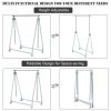 Extendable Foldable Heavy Duty Clothing Rack with Hanging Rod