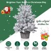 Decor 3ft White Frosted Christmas Trees with Pot