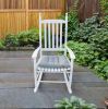 Wooden Porch Rocker Chair WHITE