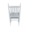 Wooden Porch Rocker Chair WHITE