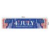 1pc 180*40cm Happy 4th of July Banner Outdoor Independence Day Flag National Day Yard Sign Decorations American Party Supplies