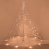 8FT Lighted Spiral Christmas Trees/WARM