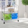 4 Drawers Shelves Rolling Storage Cart Rack