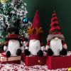 3Pcs Christmas Tree Topper,  Christmas Decorations Holiday Home D�cor with Plaid Hat