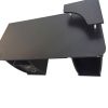 Integrated Melamine Board Computer Desk with Drawers Black RT