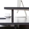 Integrated Melamine Board Computer Desk with Drawers Black RT