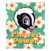 Disney / Bambi 80th Celebration, Flower Power, Silk Touch Throw Blanket, 50"x60"