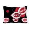 Reds OFFICIAL MLB "Hexagon" Full/Queen Comforter & Shams Set; 86" x 86"