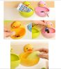 Creative Multi-function Bathroom Duck Strong Chuck Soap Holder Soap Dish PINK