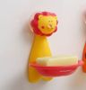 Kids Cartoon Lion Bathroom Strong Chuck Soap Holder Soap Dish