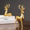 Origami Elk,resin Sitting Standing Deer Statues,for Home Decoration