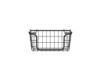 Oceanstar Stackable Metal Wire Storage Basket Set for Pantry, Countertop, Kitchen or Bathroom  Black, Set of 3