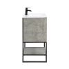 Manhattan Comfort Scarsdale 36" Bathroom Vanity Sink in Grey