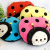 [Sirotan - Ladybug Blue] Blanket Pillow Cushion / Travel Pillow Blanket (39.4 by 59.1 inches)