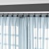 black shower curtain hook; zinc alloy hook; 12 piece set