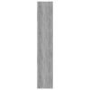 Book Cabinet/Room Divider Gray Sonoma 23.6"x11.8"x65.4" Engineered Wood