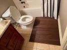 32 in. x 42 Bathroom Rugs - Non-Slip Thermo-Treated Wood Mats