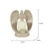 Resin angel candlestick sculpture