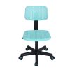 Plastic Children Student Chair;  Low-Back Armless Adjustable Swivel Ergonomic Home Office Student Computer Desk Chair;  Hollow Star