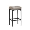 Bar stool set 2PC (Grey+Black; 16.1''W*12.2''D*28.7''H)