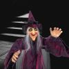 71in Life Size Hanging Witch Talking Halloween Everyday Decoration