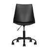 Home Office Desk Chair Computer Chair Fashion Ergonomic Task Working Chair with Wheels Height Adjustable Swivel PU Leather