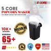 Popcorn Machine Hot Air Electric Popper Kernel Corn Maker Bpa Free No Oil 5 Core POP B