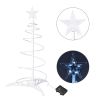 2FT Lighted Spiral Christmas Trees/COLD