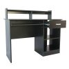 General Style Modern E1 15MM Chipboard Computer Desk Black