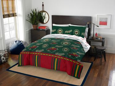 Minnesota Wild OFFICIAL NHL Full Bed In Bag Set